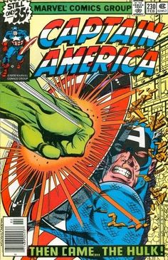 the cover to captain america comics, featuring an image of a hand holding a giant green man