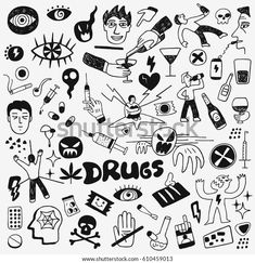 Descubra Drugs Doodles imágenes de stock en HD y millones de otras fotos, ilustraciones y vectores en stock libres de regalías en la colección de Shutterstock. Se agregan miles de imágenes nuevas de alta calidad todos los días. Sharpie Tattoos Easy Leg, Doodle Tattoos, Stick Poke Tattoo, Hipster Drawings, New School Tattoo, School Tattoo