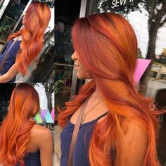 Wig Styling, Ginger Hair Color, Pretty Hair Color, Insta Post, Fall Hair Color, Hair Inspiration Color, Orange Hair, Fall Hair Colors