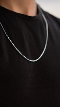 Material: Solid 925 Sterling Silver Venetian Chain Made in Greece ( No customs charges to the EU and the US ) ✨PERSONALISATION✨ Choose the font of your choice from the photos or an emoji and add your personalisation in the required field to have the clasp engraved! 🎁GIFT ORDERS🎁 All Gift orders will include a free black paper gift bag. 📦WHAT YOU GET📦 Beautiful White Jewerly box with wax stamp. Free Jewelry cleaning and polishing Cloth. Certificate of authenticity. Jewelry Care Guide. Minimalist Sterling Silver Chain Necklace For Anniversary, Minimalist Box Chain Necklace For Anniversary, Minimalist Necklace With Box Chain For Anniversary, Silver Engraved Minimalist Chain Necklace, Silver Minimalist Engraved Chain Necklace, Minimalist Engraved Silver Chain Necklace, Minimalist White Gold Chain Necklace For Gift, Minimalist White Gold Chain Necklace As Gift, Minimalist White Gold Chain Necklace Gift