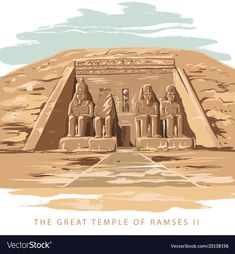 the great temple of ramess ii in egypt