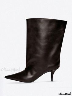 Olivia Mark - Women's Pointed Toe Boots with Wide Calf Fit Pointed Toe Boots, Toe Boots, Wide Calf, Coffee Brown, Olivia Mark, New Day, Coffee, Boots