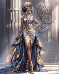 ancient indian egyption goddess wedding dress - Google Search Royal Egyptian Clothing, Egyptian Royalty Clothing, Egyptian Dresses, Egyptian Goddess Costume, Ancient Egyptian Women, Arabian Fashion, Egyptian Dress, Egyptian Clothing