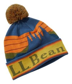 The same quality as our popular Katahdin Pom Hat for grownups, in fun colors and sizes just for kids. Soft blend of 95% acrylic, 4% nylon and 1% elastane. Handwash, dry flat. Fun multicolor poms for spirited kiddos. Bold, timeless style works perfectly for active and casual adventures. Imported. | Kids' L.L.Bean Pom Hat, Synthetic/Nylon Multicolor Adjustable Hat For Outdoor Activities, Playful Adjustable Hats For Fall, Fun Adjustable Hats For Cold Weather, Blue Hats For Outdoor Fall Activities, Warm Fitted Outdoor Hat, Casual Adjustable Hats For Winter Sports, Playful Warm Hats For Outdoor, Fun Multicolor Hats For Outdoor Activities, Playful Warm Outdoor Hats