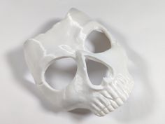 Welcome to our Etsy shop where we offer the ultimate ghost mask for your next costume party or cosplay event. Our mask is designed to give you an authentic ghostly experience that will leave everyone in awe. Crafted using an industrial 3D printer, our ghost mask is made of high-quality PLA plastic, ensuring that it's sturdy and durable. You can choose between two sizes to ensure a perfect fit for your face. Our mask is perfect for those who love to customize their costumes. You can easily paint Halloween Phantom Mask, Halloween Masquerade Mask In Phantom Color, Phantom Masquerade Mask For Halloween, Phantom Color Masquerade Mask For Halloween, Horror Halloween Masks And Prosthetics In White, White Horror Masks And Prosthetics For Halloween, White Horror Halloween Masks And Prosthetics, White Horror Masks For Halloween, White Horror Masks And Prosthetics For Costume