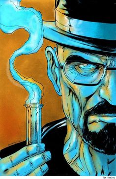 Walter White Bad Fan Art, Breaking Bad 3, Breaking Bad Art, Bad Art, Walter White, A4 Poster, Breaking Bad, Movie Art, Serie Tv