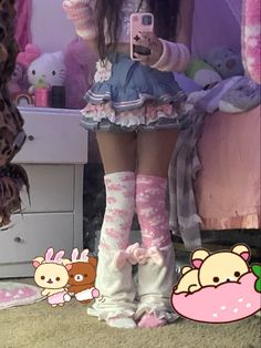 Cutecore Aesthetic Outfit, Cutecore Outfit Ideas, Kawaiicore Outfits, Kawaiicore Clothes, Jojifuku Aesthetic, Cute Outfits Kawaii