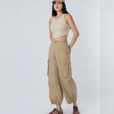 Parachute Cargo, Cargo Style, Pants Style, Cargo Pant, Fashion Pants, Parachute Pants, Pant Jumpsuit, Pants For Women, Elastic