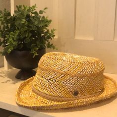 Yellow Cream, Summer Hat, Summer Hats, Roxy, Brand New, Cream