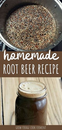 the homemade root beer recipe is ready to be made in an instant pressure cooker