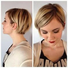 Haircuts For Straight Fine Hair, Growing Out A Pixie, Cute Short Haircuts, Hair Cut Ideas, Short Hair Ideas, Short Straight Hair, Long Pixie, Bob Hairstyles For Fine Hair