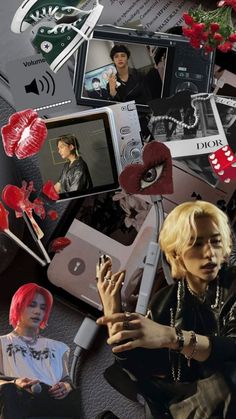 Hyunjin Collage Wallpaper, Hyunjin Wallpaper, Kpop Iphone Wallpaper, Iphone Wallpaper Photos, Korean Aesthetic, Stray Kids Seungmin, Kid Core, Pretty Wallpaper Iphone