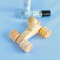 Reduce cellulite visibility with our natural wood Cellulite Roller. Breaks up fatty deposits, improves skin appearance, and targets stubborn areas like thighs, booty, and stomach. Wood Massage, Body Therapy, Cleansing Pads, Hand Massage, Wooden Car, Abs Workout For Women, Muscle Aches, Massage Roller, Massage Tools