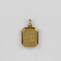 PURCHASE WITH CONFIDENCE Safe FREE Shipping 14 Day Returns Everything 100% Guaranteed! Find More Like This Description Payment Shipping Returns About Us Contact Us Vintage/Antique 18k Yellow Gold Locket Pendant, Dated 1893 Gender Women Material Gold Metal Purity 18k Quality Quality Guidelines New: Straight from the factory. Excellent: Previously-owned estate piece, unused or lightly used. May be tarnished because of age. May also be described as "unused" or "like new". Very Good: Shows signs of Vintage 22k Gold Engraved Jewelry, Heirloom Yellow Gold Necklace With Hallmarks, Antique Engraved 22k Gold Jewelry, Antique 22k Gold Engraved Jewelry, Antique Yellow Gold Jewelry For Commemoration, Victorian Engraved Rectangular Necklace, Monogram Pendant, Antique Jewelry Necklace, Gold Locket