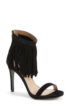 Steve Madden 'Staarz' Ankle Fringe Sandal (Women) | Nordstrom Size 11 Women Shoes, Ankle Tie Sandals, Fringe Sandals, Steve Madden Sandals, Cute Heels, Nordstrom Anniversary Sale, Anniversary Sale, Sandal Women, Ankle Strap Sandals