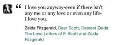 the love letters of scott and zelda are in black and white with green lettering