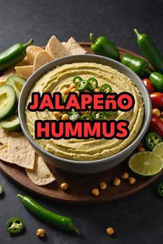 A photo of a  Jalapeño Hummus which is a type of hummus bowl Jalapeño Hummus, Jalapeno Hummus, Bowls Recipes, Healthy Bowl, Healthy Bowls Recipes, Healthy Bowls