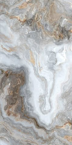 an abstract marble pattern with brown, white and grey colors on the top part of it