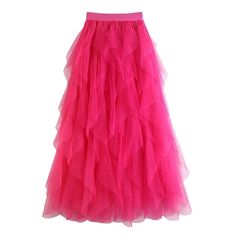 Style: Mesh Tiered Fluffy Long Tulle SkirtsItem Type: fluffy tulle skirt, long tulle skirt, long tutu skirt, a line long skirt, layered tulle skirt, layered tulle skirtLength: Mid-CalfFit Type: LooseSilhouette: PleatedWaistline: Empire Elasticity: Slight Pattern Type: SolidDetail: Layered Fabric Type: Mesh One SizeWaist: 23.62-37.80in / 60-96 cm Length: 33.46in / 85cm Pink Tulle Full Skirt Bottoms, Fitted Pink Tulle Maxi Skirt, A Line Long Skirt, Pink Tulle Tiered Skirt, Feminine Pink Tulle Maxi Skirt, Long Tutu Skirt, Pink Tiered Tulle Mini Skirt, Long Tutu, White Tulle Skirt