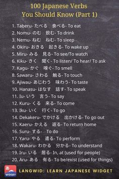 the ten japanese words you should know to learn in english and chinese on a blackboard