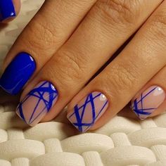 Posh Nails, French Manicure Nails, Blue Acrylic Nails, Casual Nails, Get Nails, Hot Nails