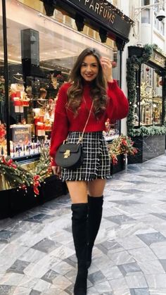 White Christmas Outfit, Trendy Christmas Outfits, Cute Thanksgiving Outfits, Thanksgiving Outfit Women, Xmas Outfits, Christmas Day Outfit, Christmas Outfits Women, Chic Fall Outfits