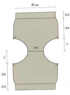 an image of the pattern for a chair cushion, with measurements and measurements to make it easier