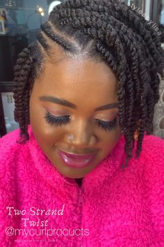 Flat Twist Hairstyles For Short Hair, Two Strand Twist Hairstyles Natural Hair, Flat Twist Updo Natural Hair, 2 Strand Twist Styles Natural, Two Strand Twist Updo, Braidstyles Hairstyles, Natural Hair Flat Twist, Hair Products For Natural Hair, Two Strand Twist Hairstyles