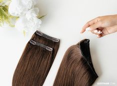 What are Halo Hair Extensions: All of Your Questions Answered. - Luxy® Hair Natural Blonde Balayage, Extreme Hair Colors, Longer Thicker Hair, Sew In Extensions, Seamless Hair Extensions, Natural Blonde, Ombre Hair Extensions