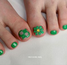 Mesmerizing Nails, Foot Nail, Cute Toe Nails, Korean Nails