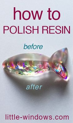 Polishing Resin, Amazing Resin, Resin Crafts Tutorial, Diy Resin Projects, Astuces Diy, Resin Jewelry Diy, Resin Jewelry Making, Epoxy Resin Crafts, Epoxy Resin Art