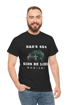 Available in sizes S, M, L, XL, XXL, XXXL, our "4x4 Dad's Truck Heavy Cotton TShirt" combines rugged style with Father Kids Humour. This Dad Funny shirt features a bold 4x4 truck graphic, perfect for truck-loving dads. It’s the ideal love New Father shirt and a fantastic Gifts for Him. Made from premium heavy cotton, it ensures comfort and durability. Whether as a Funny Shirt for everyday wear or a special occasion, this Men's Shirt is a great way to celebrate dad’s adventurous spirit and humor. New Father, 4x4 Truck, Wife Humor, Unisex Clothes, Stylish Hoodies, Father Shirts, Funny Fashion, Rugged Style, Funny Tshirt