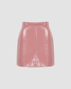 Plastic Gal PU Skirt – Baly Shop Pink Mini Skirt For Fall, High Waist Pink Pencil Skirt For Night Out, High Waist Pink Mini Skirt For Fall, Pink Skirt For Fall Night Out, Edgy Grunge Aesthetic, Pu Skirt, 90s Hip Hop Fashion, The 2000s, Crop Top Blouse