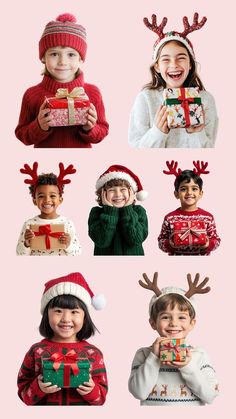 Editable Christmas kids design element set | premium image by rawpixel.com / Techi Christmas People, Christmas Kids, Reindeer Christmas, Christmas Collection, Christmas Is Coming, Christmas Reindeer