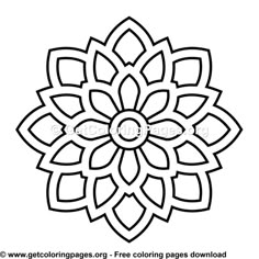 a black and white drawing of a flower