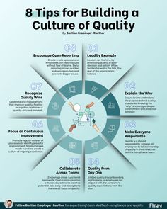 the 8 tips for building a culture of quality info graphic by finny on flickr