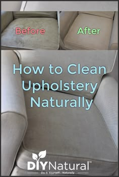 how to clean upholstery naturally with the help of natural cleaning and stain remover