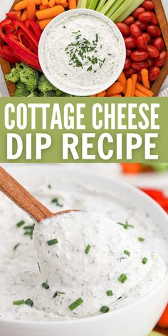 this cottage cheese dip recipe is the perfect appetizer for any party or gathering