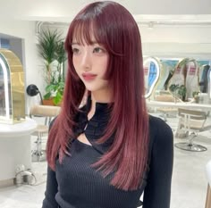 layered hime cut Hime Haircut, Hairstyle With Bangs, Cotton Candy Hair, Haircut Inspo, Trending Hair, Performance Hairstyles, Candy Hair