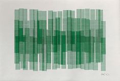 an image of green squares on white paper