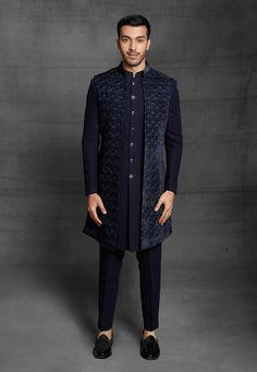 Groom Dress For Wedding, Sangeet Outfit For Men, Sleeveless Jacket For Men, Unique Mens Wedding Suits, Indo Western Dress For Men, Men Wedding Dress