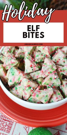 Holiday shortbread elf bites are the perfect mini Christmas cookies for Santa's Christmas Eve tray. These cute holiday desserts are just the right size for cookie swaps or adding to festive dessert tables. Their buttery flavor and adorable look make them a must-have treat for celebrating the season with family and friends.