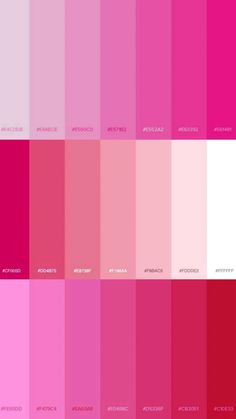 the color shades are all different from pink to red, and they appear to be very vibrant