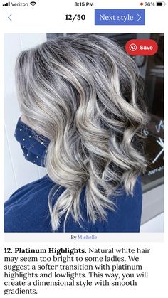 Natural White Hair, For Brunettes Highlights, Summer Hair Highlights For Brunettes, Grey White Hair, Brunettes Highlights, Hair Color Underneath, Grey Hair Inspiration, Highlights For Brunettes, Hair Color Options