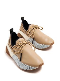 Stella McCartney Eclypse faux-leather Sneakers - Farfetch Planet People, Versace Outfit, Chanel 2, Five Points, Demi Fine Jewelry, Summer Beach Wear, Boots And Sneakers, Flat Boots, Fine Earrings