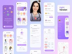 Doctor Appointment App UI Kit Sketch and Figma IOS UI Kit Prototype App, Moodboard App, Profile App, Dashboard App, Library App, Android App Design