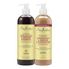 PRICES MAY VARY. Get extra hydration with this 2-pack bundle of SheaMoisture Shampoo and Conditioner. Our color-safe formula gently cleanses while protecting essential moisture. Healthier waves and curls? They’re yours. SheaMoisture shampoo with Jamaican black castor oil revitalizes the strands to help you achieve healthier curls. Deep elasticity for waves, curls, and coils. Our conditioner formula hydrates your curls after just one use, leaving your hair feeling healthy and protected against br Best Curly Hair Shampoo, Apple Cider Vinegar Cleanse, Curly Shampoo, Castor Oil Shampoo, Jamaican Castor Oil, Honey Shampoo, Black Shampoo, Hair Fair, Shampoo For Curly Hair