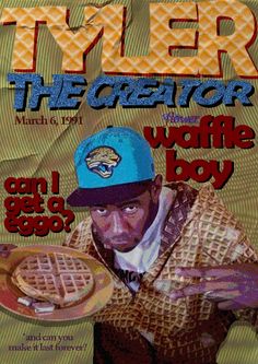 the cover of tyler the creator's waffle boy album