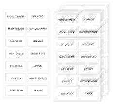 PRICES MAY VARY. Dispenser sticker label make the bathroom and beauty drawers look so organized and clean! They stick very nicely but yet they are easy to remove as well! Transparent sticker with black font make the clear storage trays in your linen closet look high end. Refillable Bottles Sticker is made of plastic Package Includes: Each sheet includes 14 counts Small Bathroom and Beauty Organization Labels, each package includes 10 sheets Label Stickers，The total number of stickers is 140pcs S Bathroom Labels, Organization Labels, Waxing Salon, Bathroom Stickers, Storage Trays, Cosmetic Labels, Clear Storage, Organizing Labels, Beauty Organization