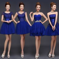 Find More Bridesmaid Dresses Information about LC084M Royal Blue Bridesmaid Dress Cute Mini Puffy Lace Dresses Mismatched Styles Vestido De Festa De Casamento Party Dresses Mo,High Quality dress long sleeve tunic dress,China dress taupe Suppliers, Cheap dresses for islamic women from Positive People have Positive Life and You too on Aliexpress.com Bridesmaid Dresses Short Purple, Blue Bridesmaid Dresses Short, Royal Blue Bridesmaids, Popular Bridesmaid Dresses, Royal Blue Bridesmaid Dresses, Knee Length Bridesmaid Dresses, Mismatched Bridesmaids, Mismatched Bridesmaid Dresses